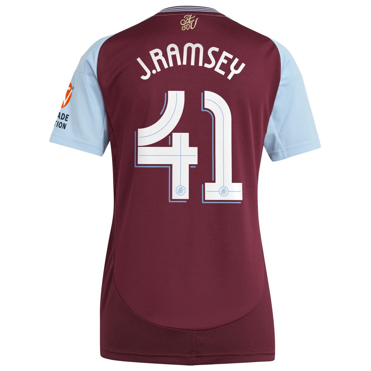 aston villa adidas home shirt 2024-25 – womens with j. ramsey 41 cup printing Collection | Official Aston Villa Kits for Fans