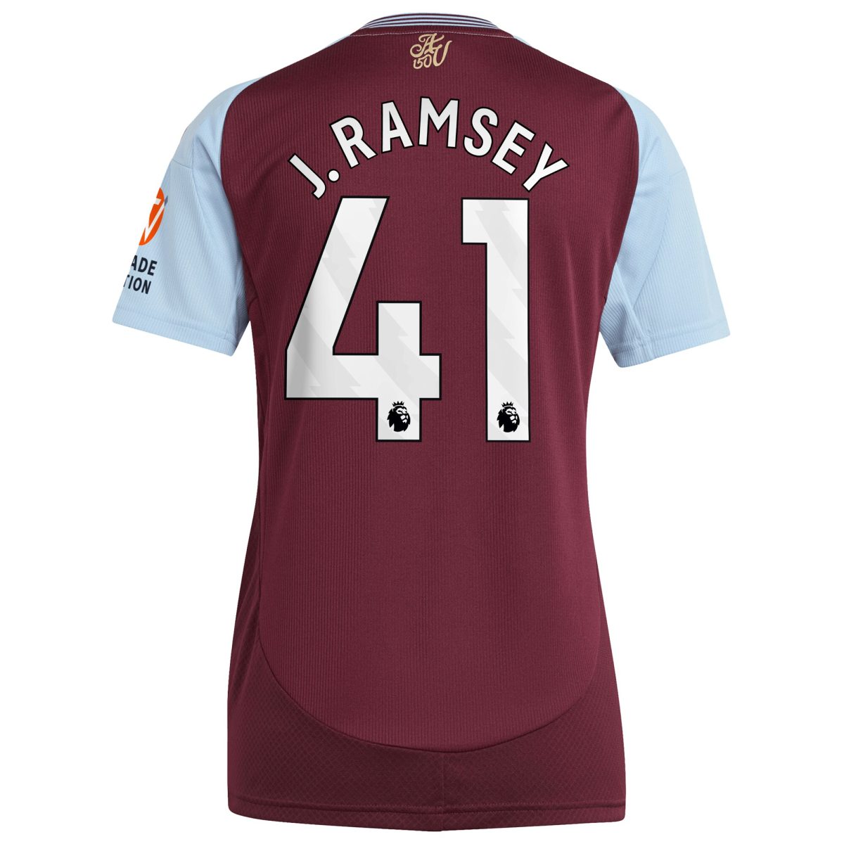 aston villa adidas home shirt 2024-25 – womens with j. ramsey 41 printing Collection | Official Aston Villa Kits for Fans