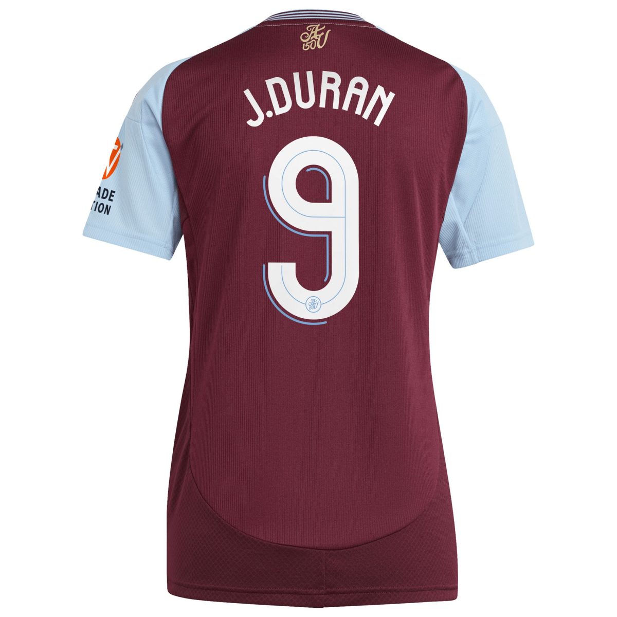 aston villa adidas home shirt 2024-25 – womens with j.duran 9 cup printing Collection | Official Aston Villa Kits for Fans