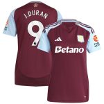 aston villa adidas home shirt 2024-25 – womens with j.duran 9 printing Collection | Official Aston Villa Kits for Fans