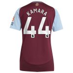 aston villa adidas home shirt 2024-25 – womens with kamara 44 printing Collection | Official Aston Villa Kits for Fans