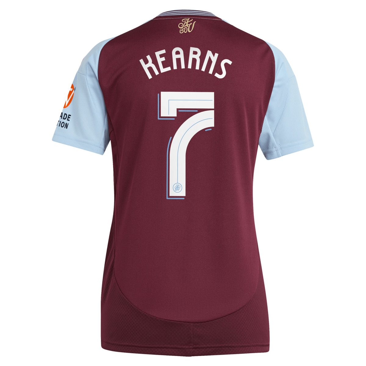 aston villa adidas home shirt 2024-25 – womens with kearns 7 cup printing Collection | Official Aston Villa Kits for Fans