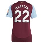 aston villa adidas home shirt 2024-25 – womens with maatsen 22 printing Collection | Official Aston Villa Kits for Fans