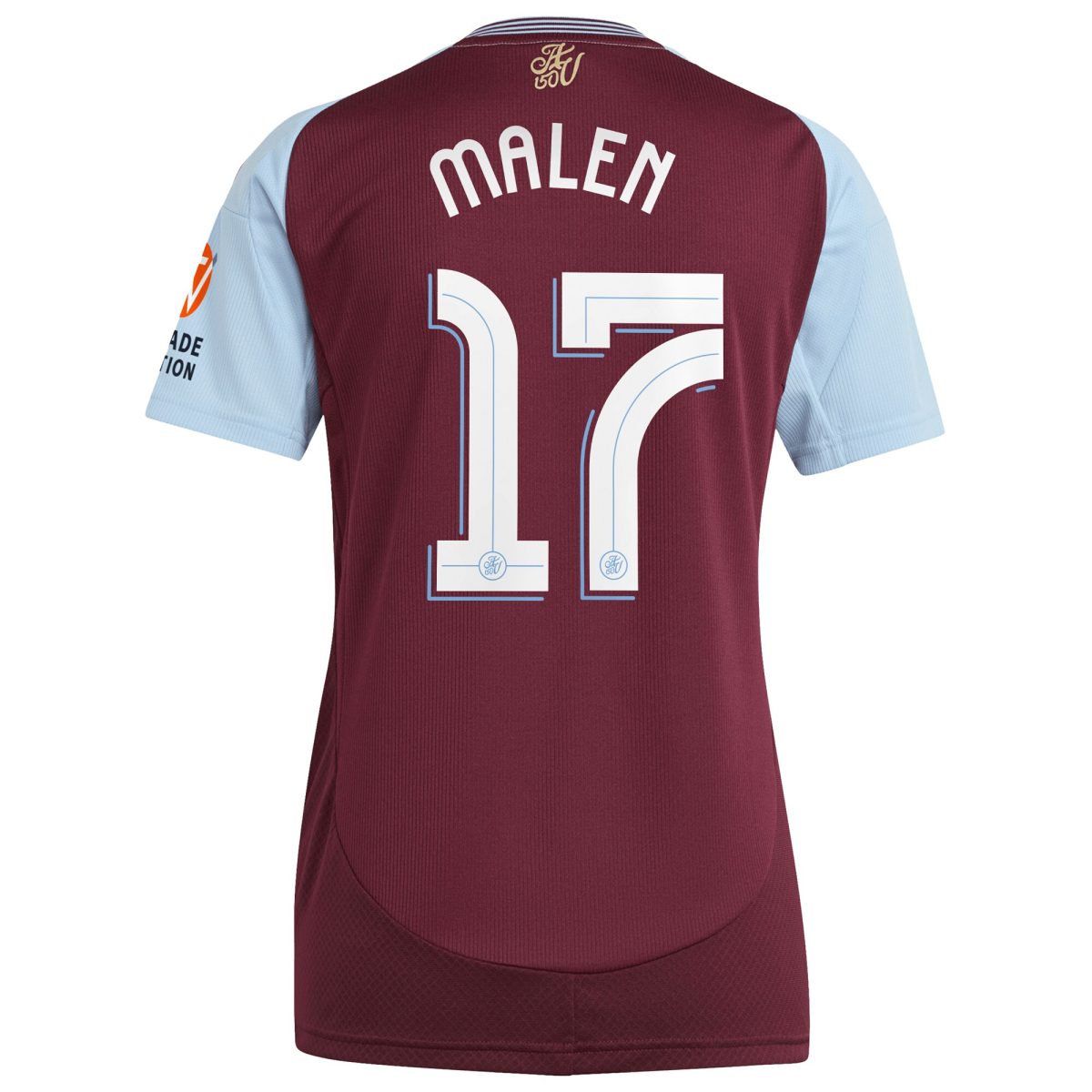 aston villa adidas home shirt 2024-25 – womens with malen 17 cup printing Collection | Official Aston Villa Kits for Fans