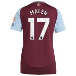 aston villa adidas home shirt 2024-25 – womens with malen 17 printing Collection | Official Aston Villa Kits for Fans