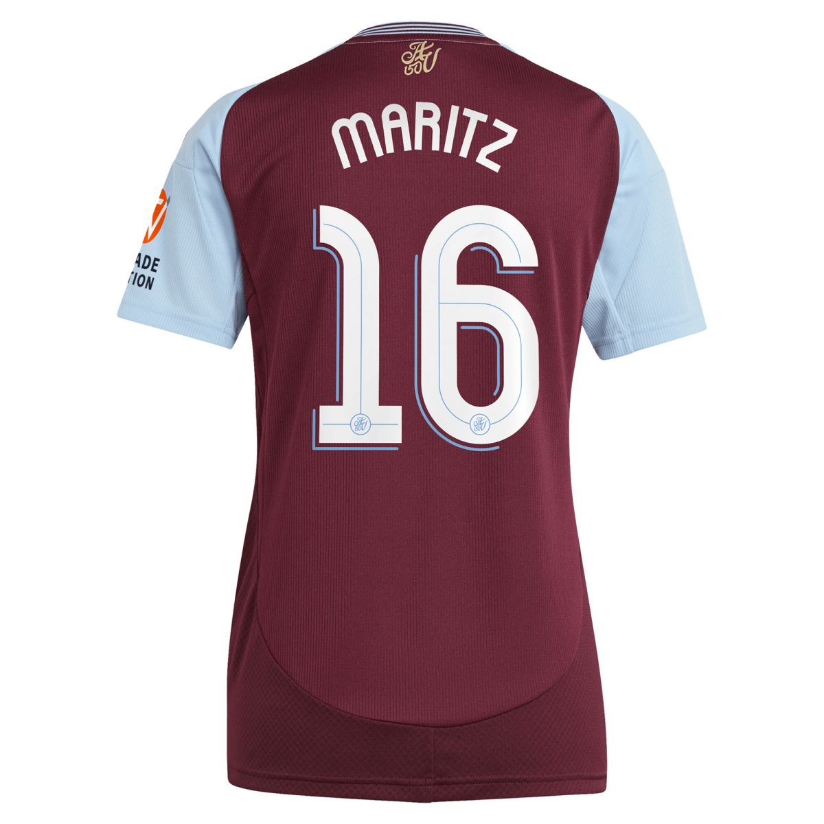 aston villa adidas home shirt 2024-25 – womens with maritz 16 cup printing Collection | Official Aston Villa Kits for Fans