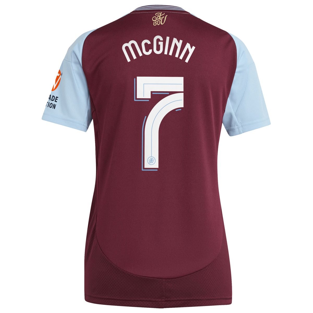 aston villa adidas home shirt 2024-25 – womens with mcginn 7 cup printing Collection | Official Aston Villa Kits for Fans