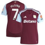 aston villa adidas home shirt 2024-25 – womens with mcginn 7 printing Collection | Official Aston Villa Kits for Fans