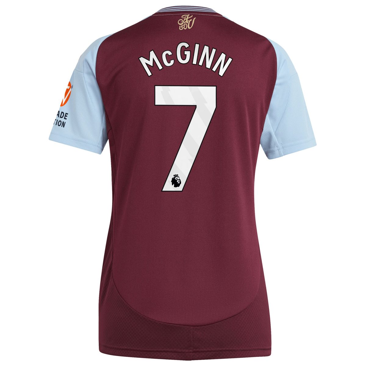 aston villa adidas home shirt 2024-25 – womens with mcginn 7 printing Collection | Official Aston Villa Kits for Fans