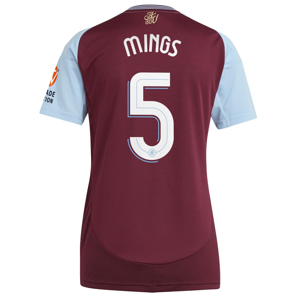 aston villa adidas home shirt 2024-25 – womens with mings 5 cup printing Collection | Official Aston Villa Kits for Fans