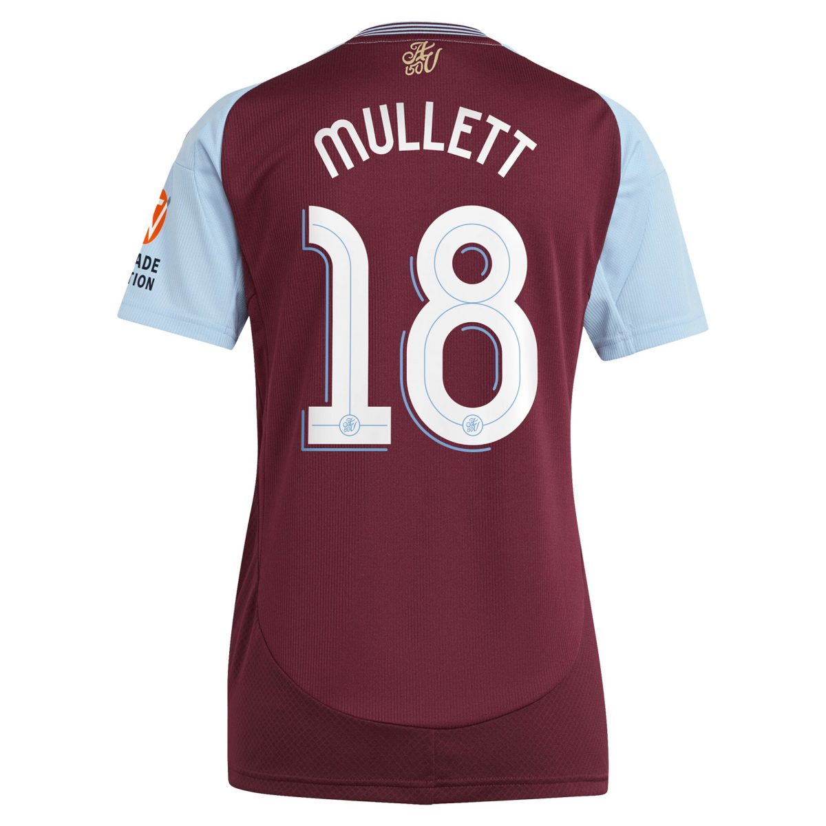 aston villa adidas home shirt 2024-25 – womens with mullett 18 cup printing Collection | Official Aston Villa Kits for Fans