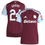 aston villa adidas home shirt 2024-25 – womens with onana 24 cup printing Collection | Official Aston Villa Kits for Fans