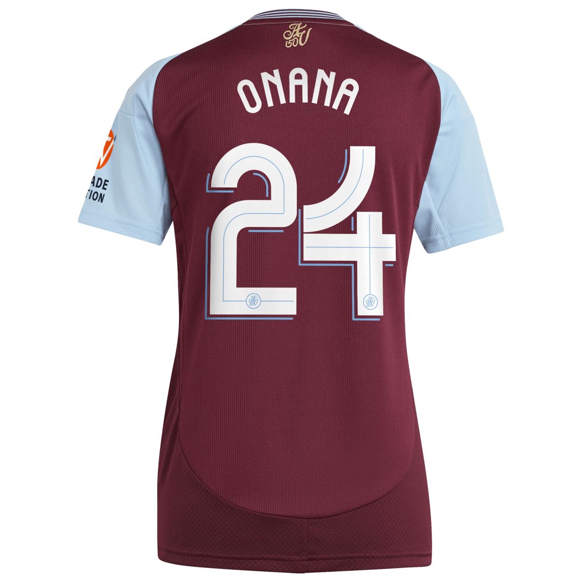 aston villa adidas home shirt 2024-25 – womens with onana 24 cup printing Collection | Official Aston Villa Kits for Fans