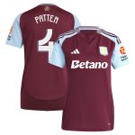 aston villa adidas home shirt 2024-25 – womens with patten 4 cup printing Collection | Official Aston Villa Kits for Fans