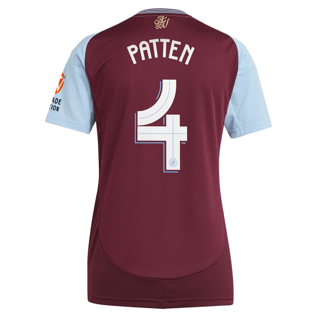 aston villa adidas home shirt 2024-25 – womens with patten 4 cup printing Collection | Official Aston Villa Kits for Fans