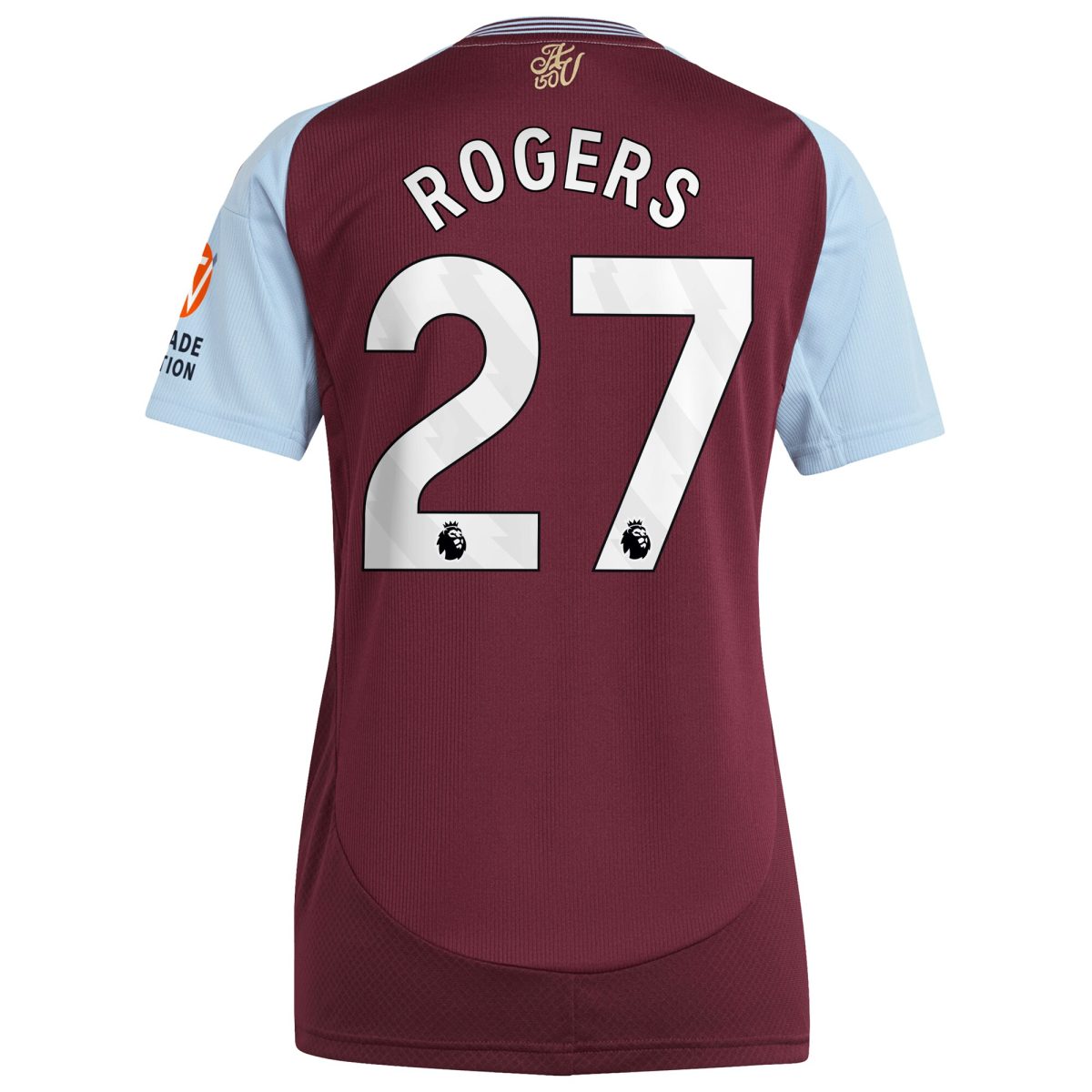 aston villa adidas home shirt 2024-25 – womens with rogers 27 printing Collection | Official Aston Villa Kits for Fans