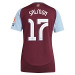 aston villa adidas home shirt 2024-25 – womens with salmon 17 cup printing Collection | Official Aston Villa Kits for Fans