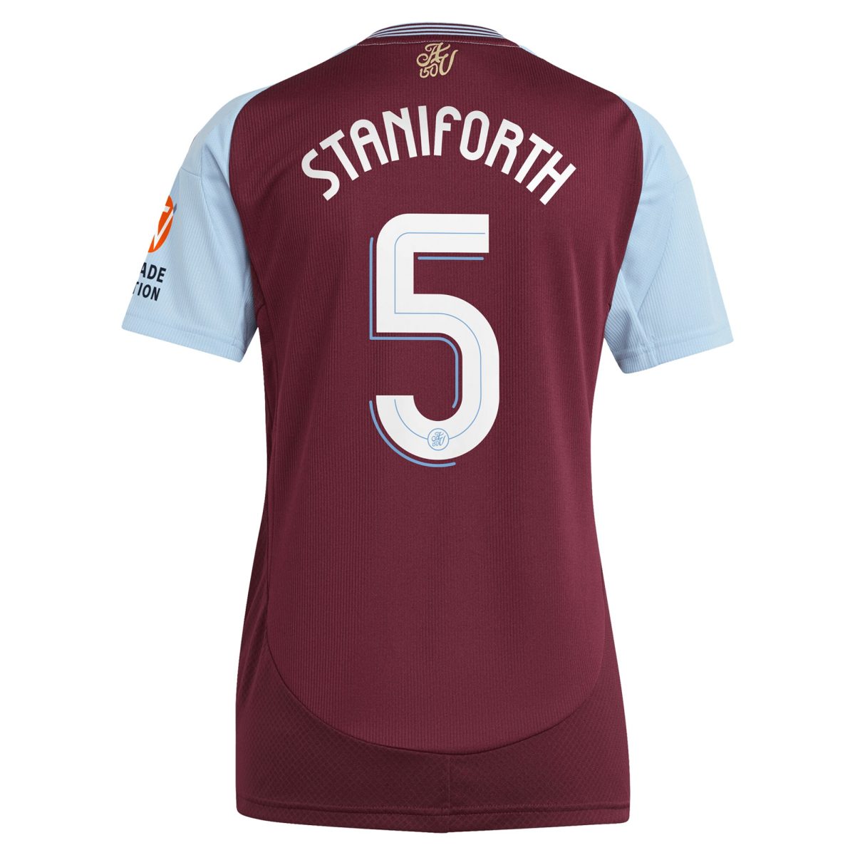 aston villa adidas home shirt 2024-25 – womens with staniforth 5 cup printing Collection | Official Aston Villa Kits for Fans