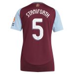 aston villa adidas home shirt 2024-25 – womens with staniforth 5 cup printing Collection | Official Aston Villa Kits for Fans