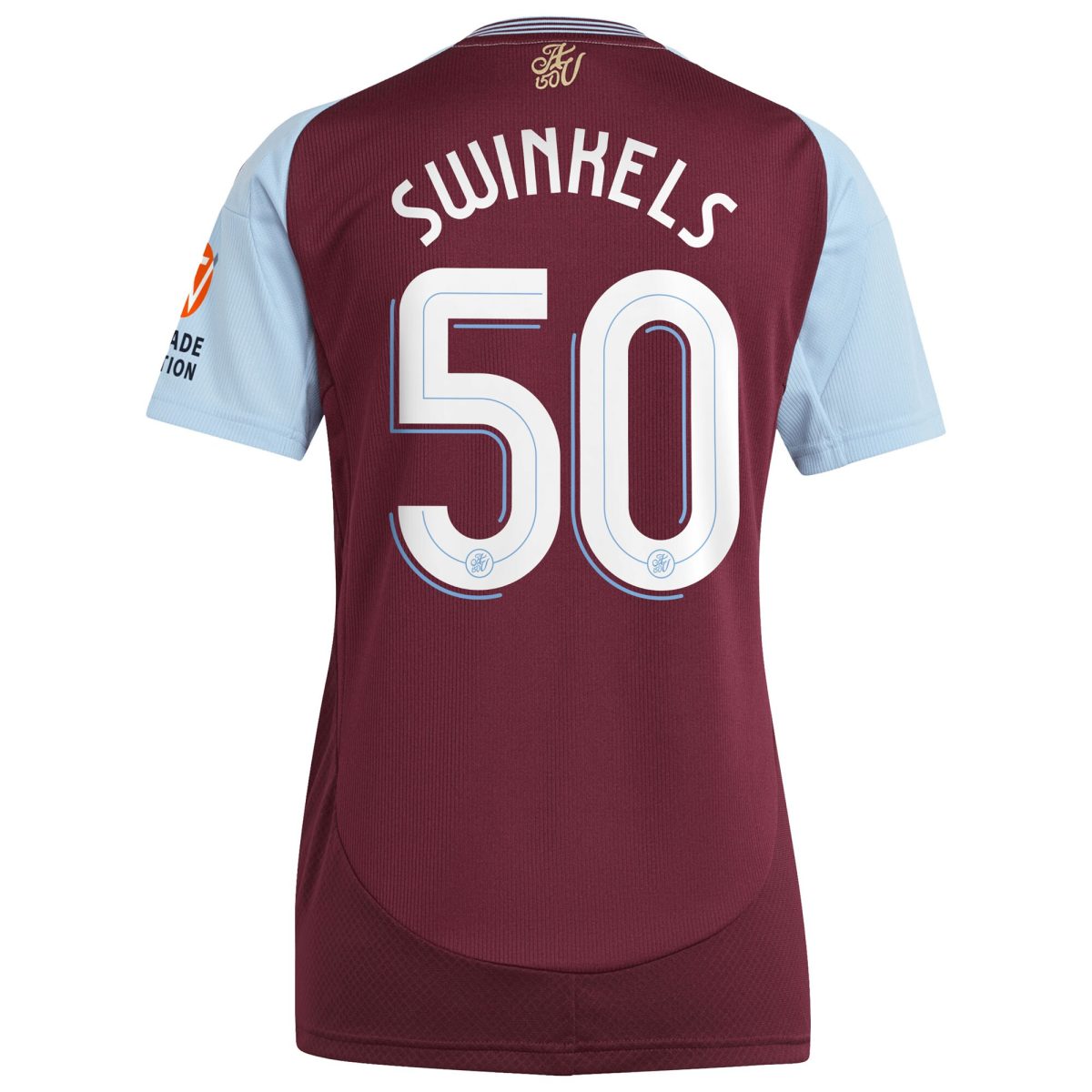 aston villa adidas home shirt 2024-25 – womens with swinkels 50 cup printing Collection | Official Aston Villa Kits for Fans