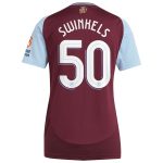 aston villa adidas home shirt 2024-25 – womens with swinkels 50 cup printing Collection | Official Aston Villa Kits for Fans