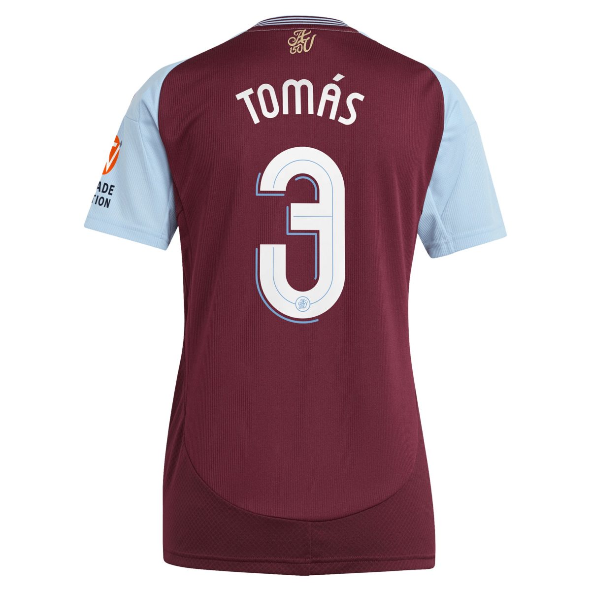 aston villa adidas home shirt 2024-25 – womens with tomás 3 cup printing Collection | Official Aston Villa Kits for Fans