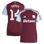 aston villa adidas home shirt 2024-25 – womens with turner 14 cup printing Collection | Official Aston Villa Kits for Fans