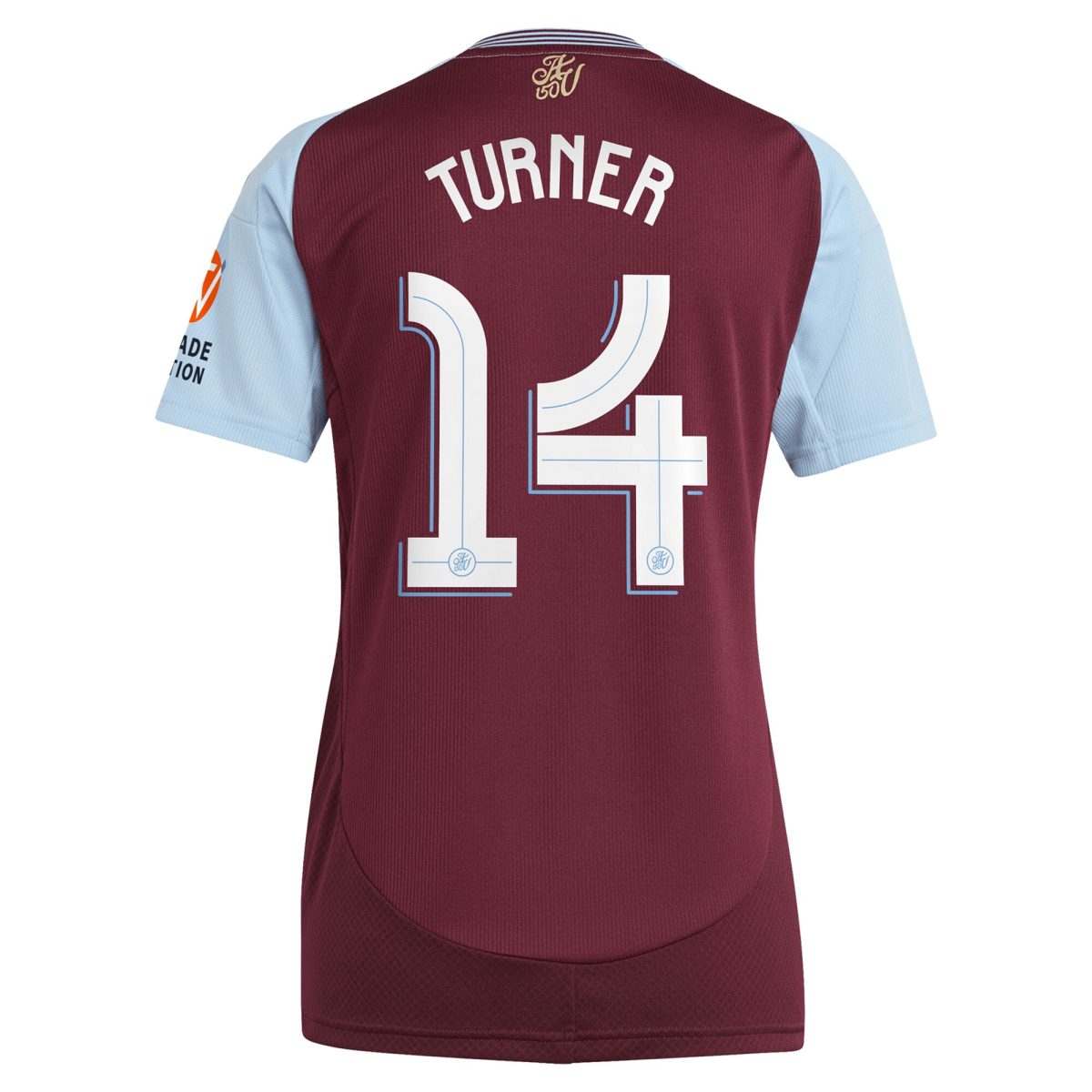 aston villa adidas home shirt 2024-25 – womens with turner 14 cup printing Collection | Official Aston Villa Kits for Fans