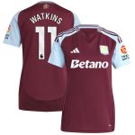 aston villa adidas home shirt 2024-25 – womens with watkins 11 printing Collection | Official Aston Villa Kits for Fans