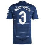 aston villa adidas third authentic shirt 2024-25 with diego carlos 3 cup printing Collection | Official Aston Villa Kits for Fans