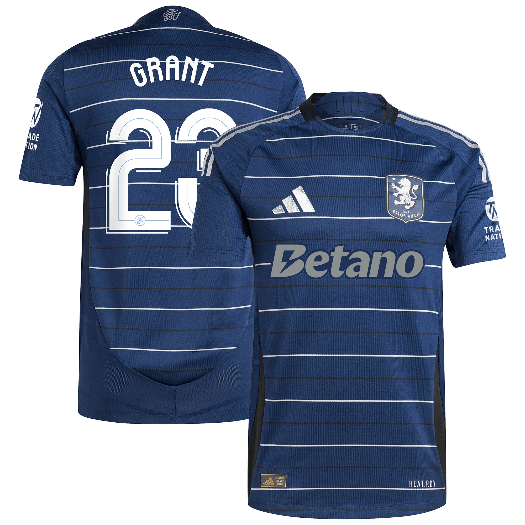 aston villa adidas third authentic shirt 2024-25 with grant 23 cup printing Collection | Official Aston Villa Kits for Fans