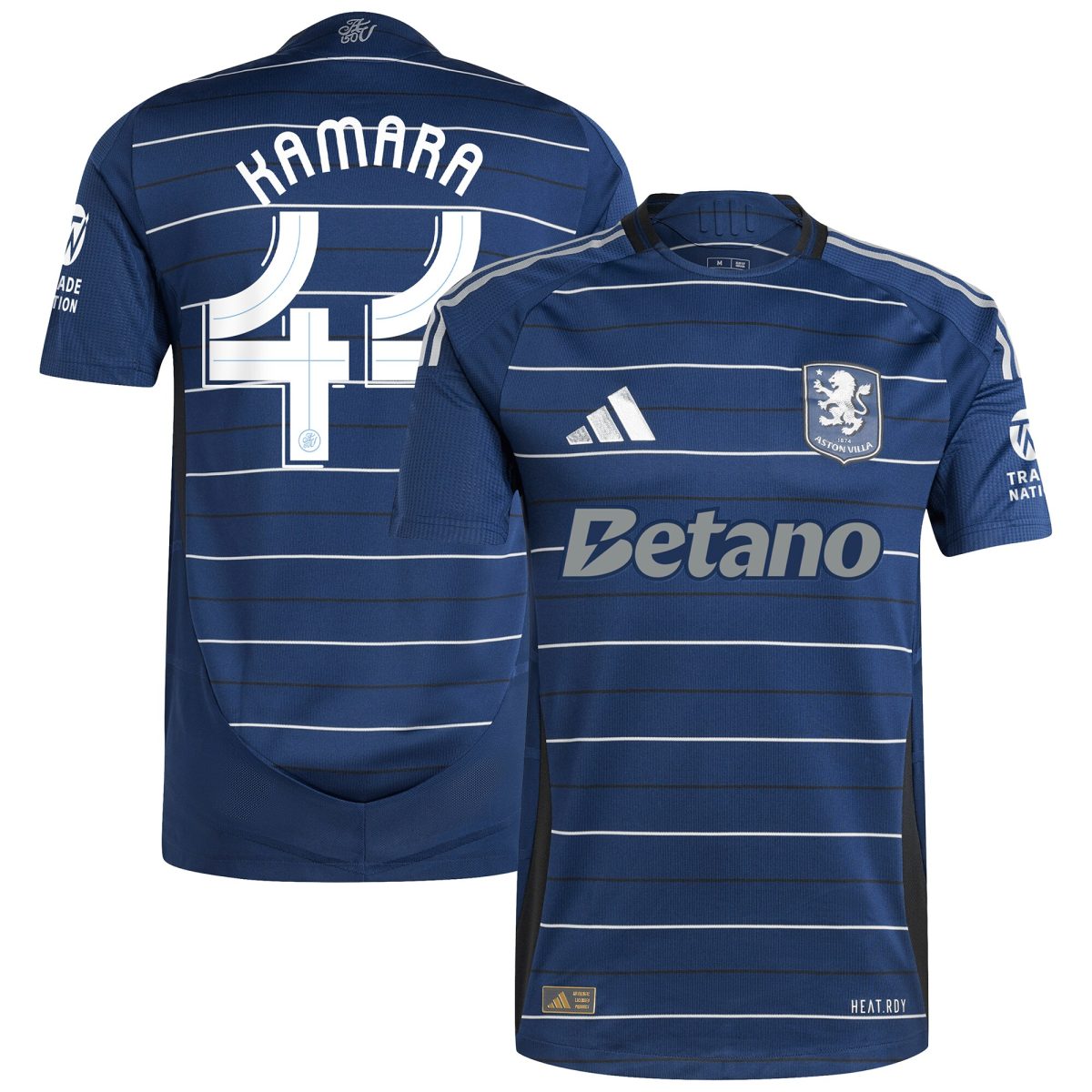 aston villa adidas third authentic shirt 2024-25 with kamara 44 cup printing Collection | Official Aston Villa Kits for Fans