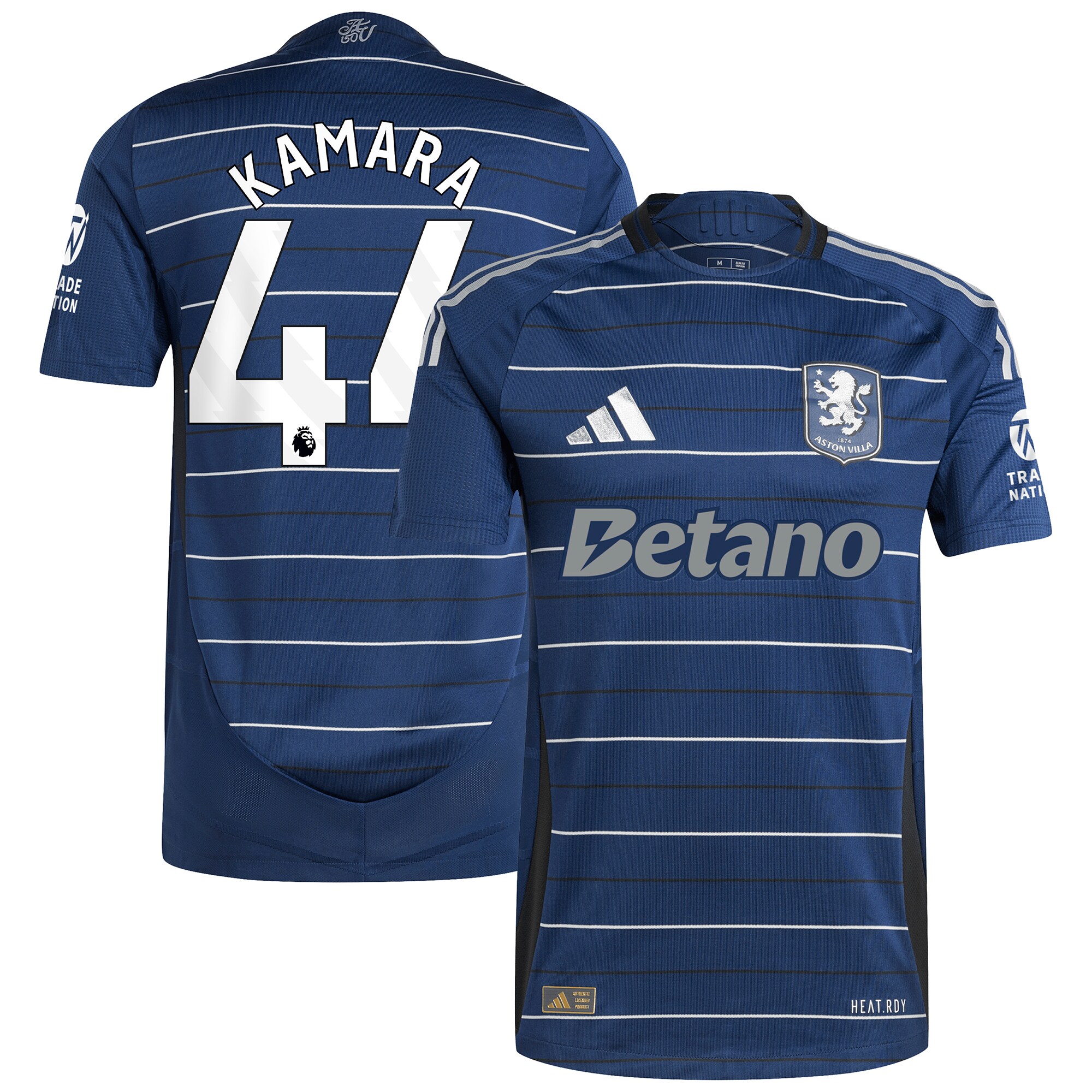 aston villa adidas third authentic shirt 2024-25 with kamara 44 printing Collection | Official Aston Villa Kits for Fans