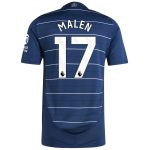 aston villa adidas third authentic shirt 2024-25 with malen 17 printing Collection | Official Aston Villa Kits for Fans