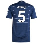 aston villa adidas third authentic shirt 2024-25 with mings 5 printing Collection | Official Aston Villa Kits for Fans