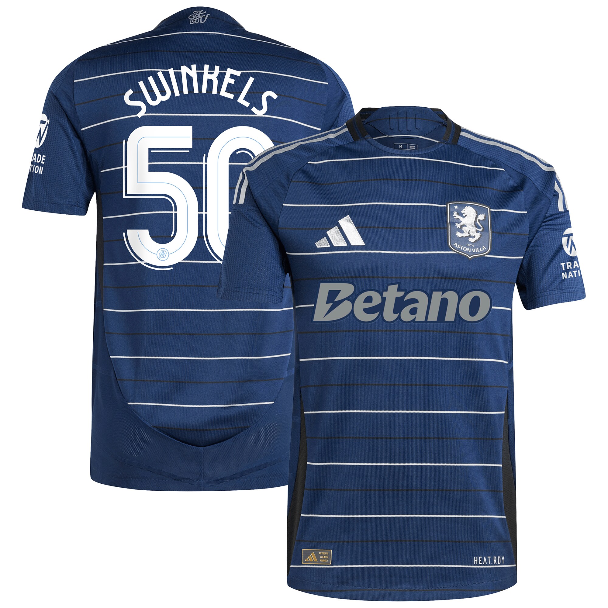 aston villa adidas third authentic shirt 2024-25 with swinkels 50 cup printing Collection | Official Aston Villa Kits for Fans