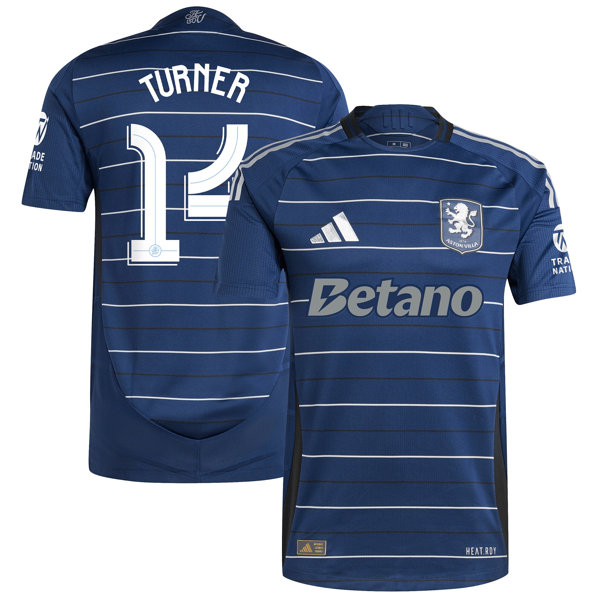 aston villa adidas third authentic shirt 2024-25 with turner 14 cup printing Collection | Official Aston Villa Kits for Fans