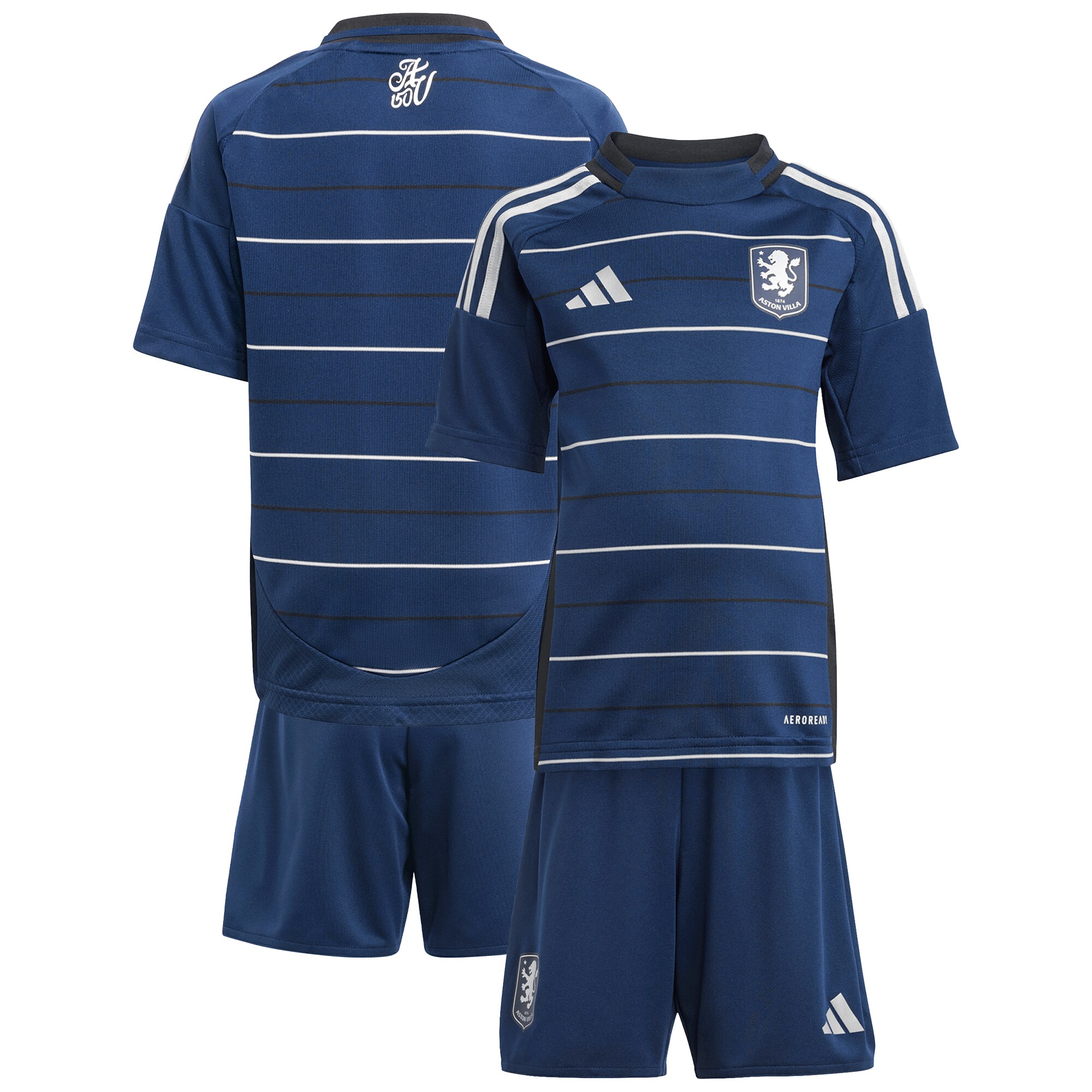 aston villa adidas third mini kit 2024-25 with custom printing Collection | Official Aston Villa Kits for Fans