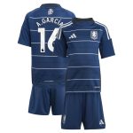 aston villa adidas third minikit 2024-25 with a.garcía 16 printing Collection | Official Aston Villa Kits for Fans