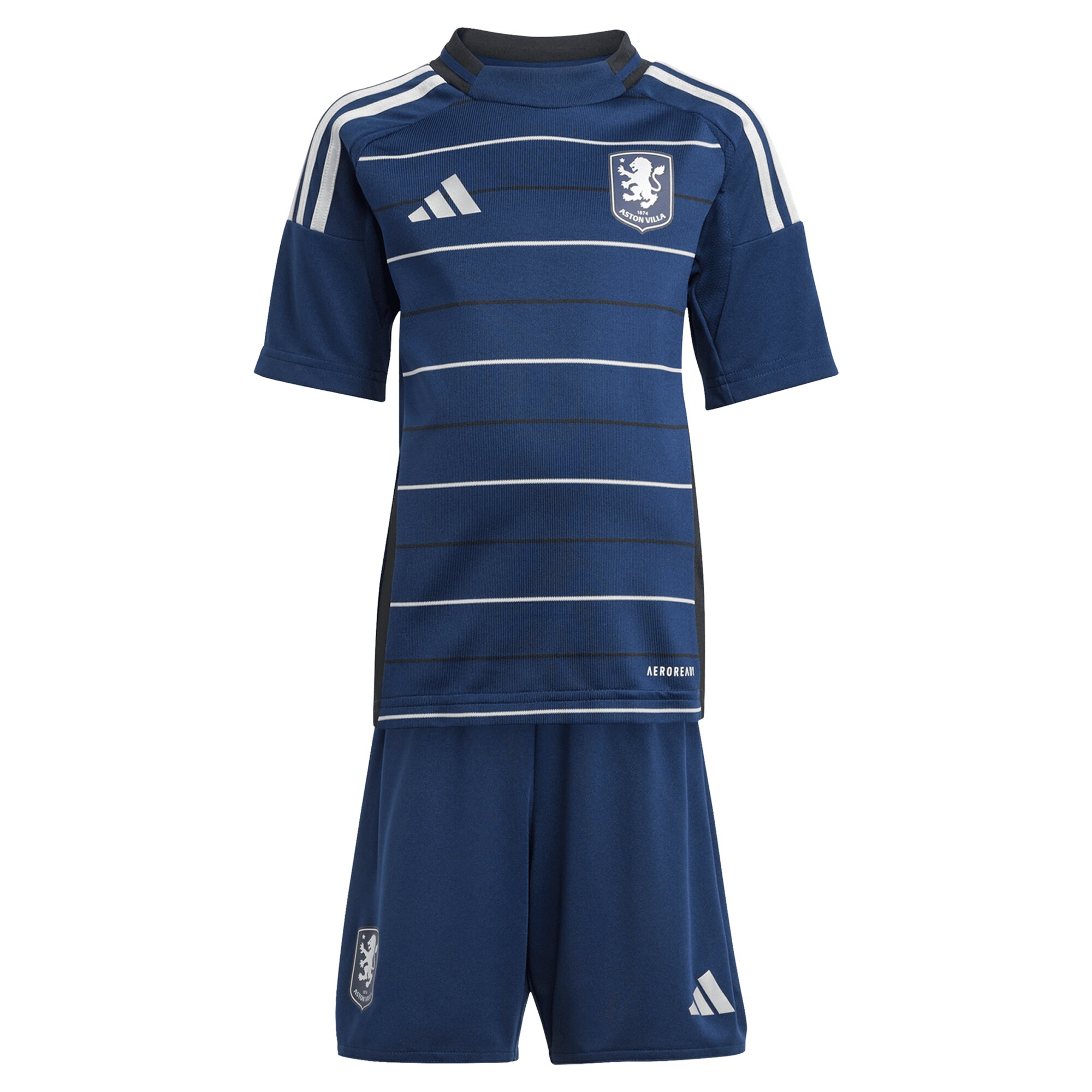 aston villa adidas third minikit 2024-25 with a.garcía 16 printing Collection | Official Aston Villa Kits for Fans