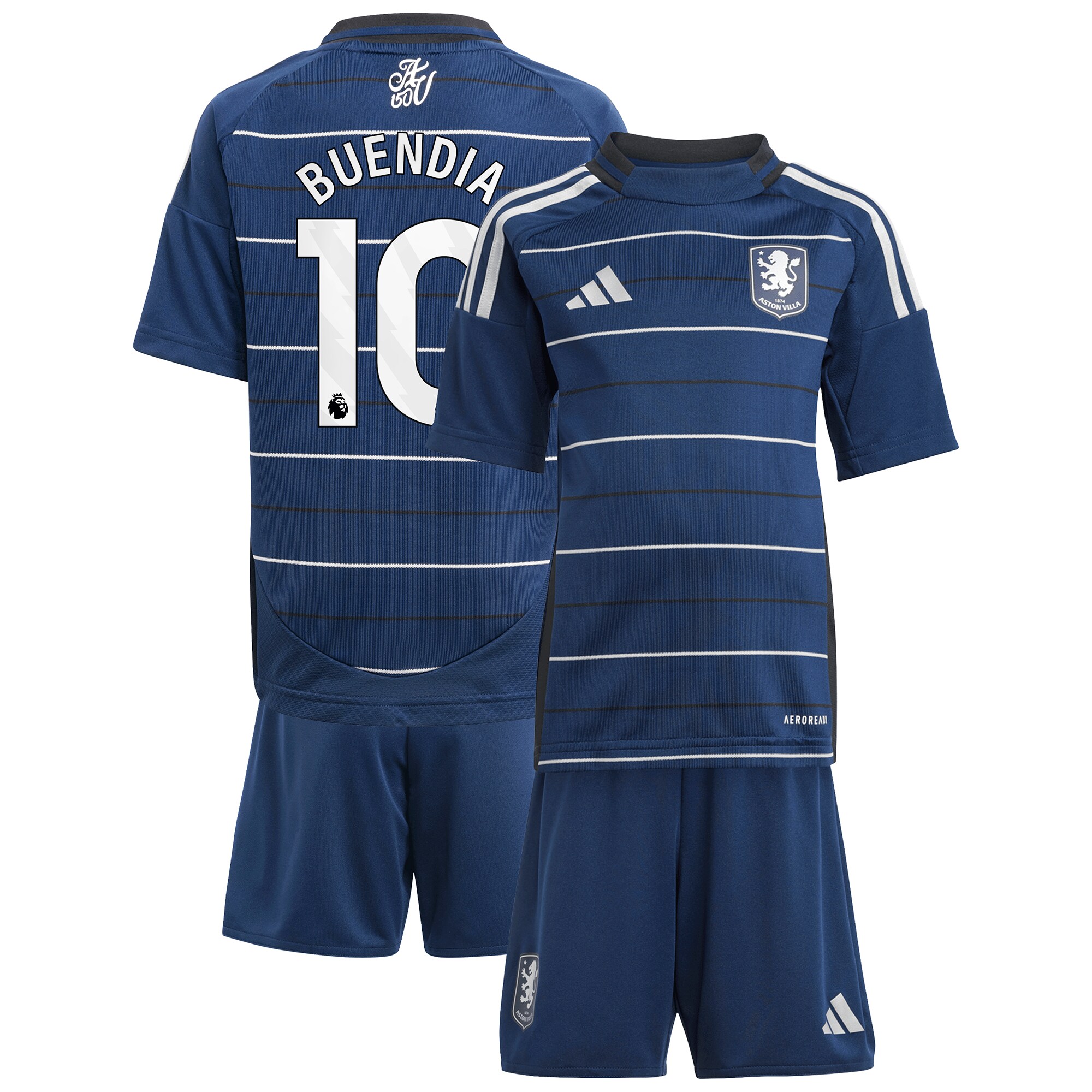 aston villa adidas third minikit 2024-25 with buendia 10 printing Collection | Official Aston Villa Kits for Fans