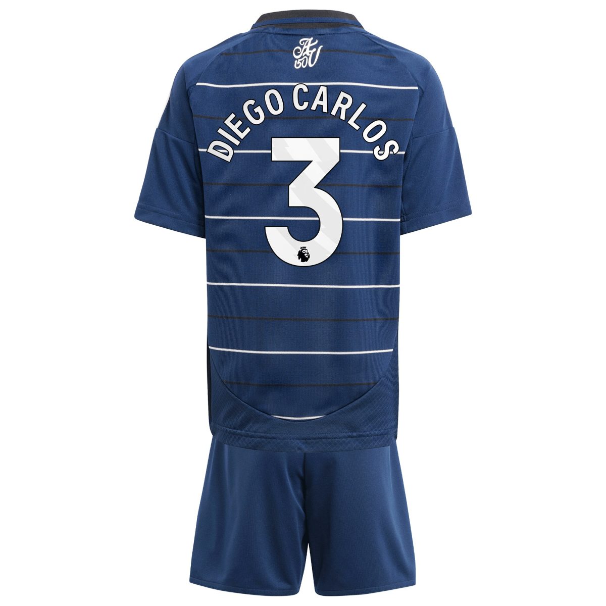 aston villa adidas third minikit 2024-25 with diego carlos 3 printing Collection | Official Aston Villa Kits for Fans