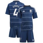 aston villa adidas third minikit 2024-25 with konsa 4 printing Collection | Official Aston Villa Kits for Fans