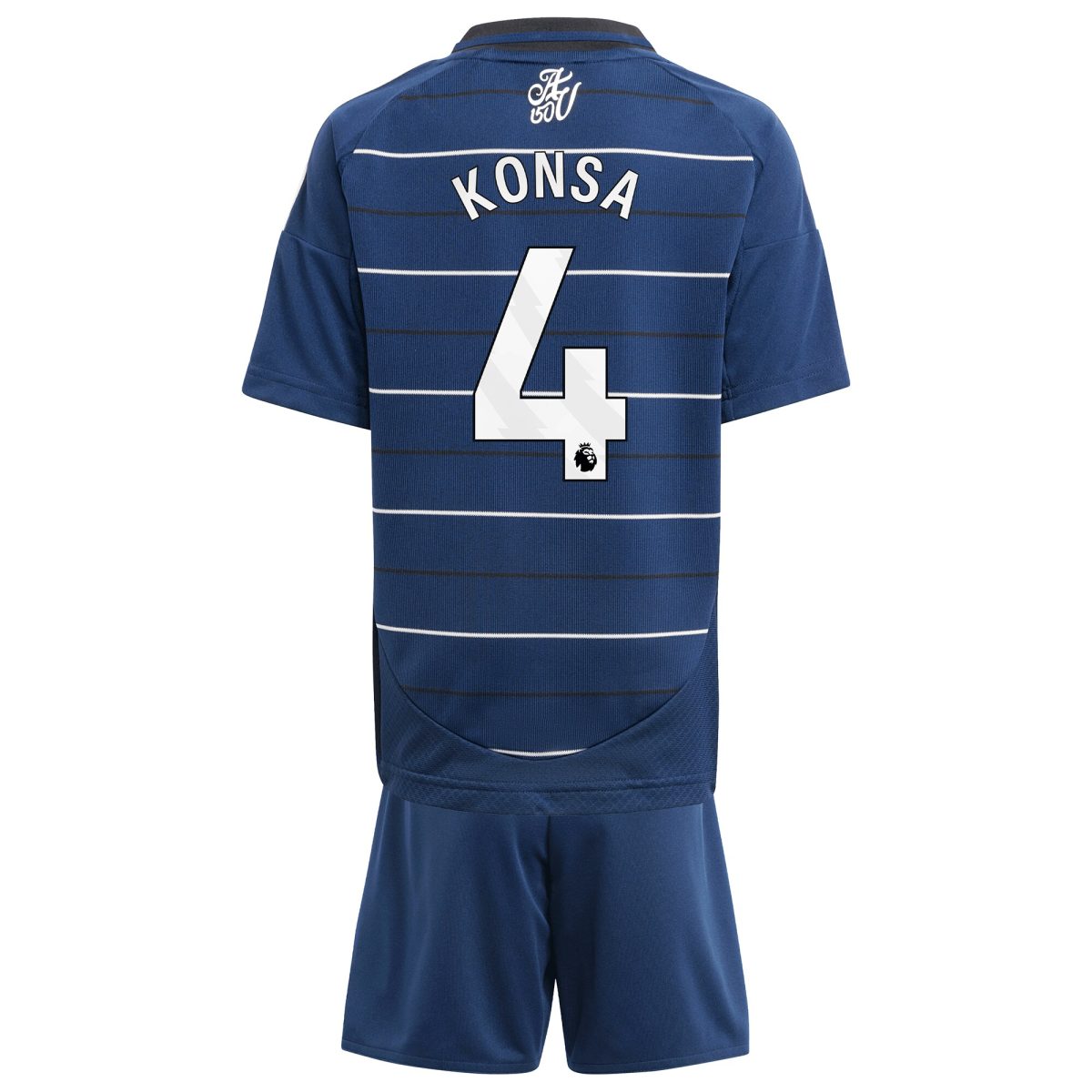aston villa adidas third minikit 2024-25 with konsa 4 printing Collection | Official Aston Villa Kits for Fans