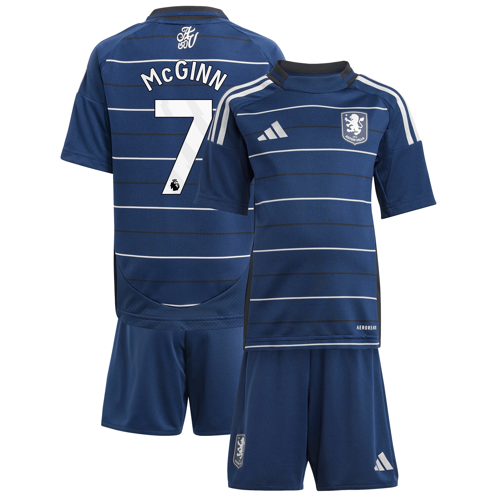 aston villa adidas third minikit 2024-25 with mcginn 7 printing Collection | Official Aston Villa Kits for Fans