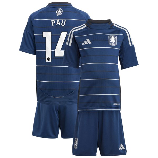 aston villa adidas third minikit 2024-25 with pau 14 printing Collection | Official Aston Villa Kits for Fans