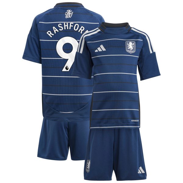 aston villa adidas third minikit 2024-25 with rashford 9 printing Collection | Official Aston Villa Kits for Fans