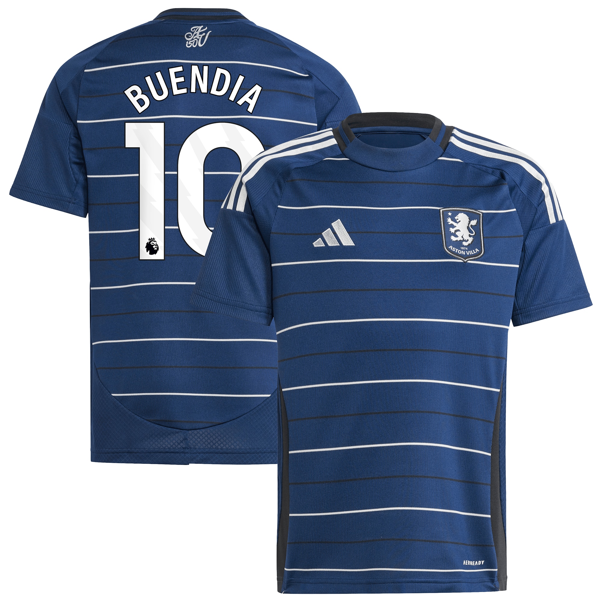 aston villa adidas third shirt 2024-25 – kids with buendia 10 printing Collection | Official Aston Villa Kits for Fans