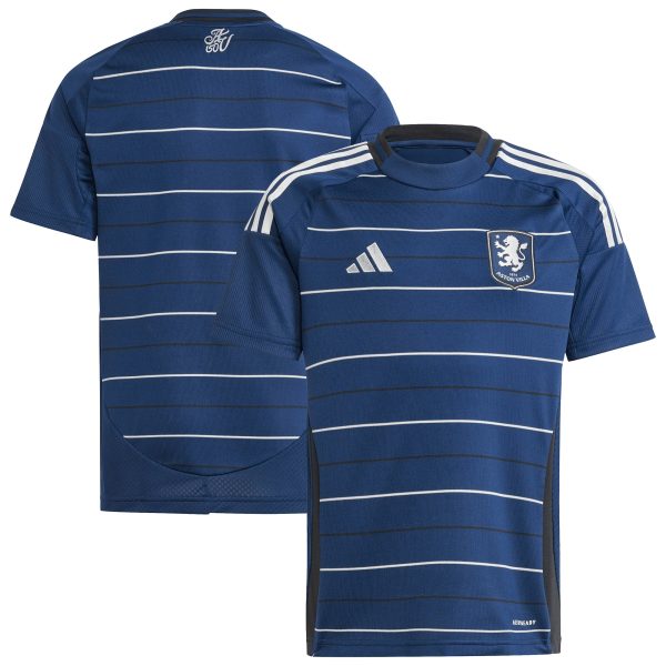aston villa adidas third shirt 2024-25 – kids with custom printing Collection | Official Aston Villa Kits for Fans