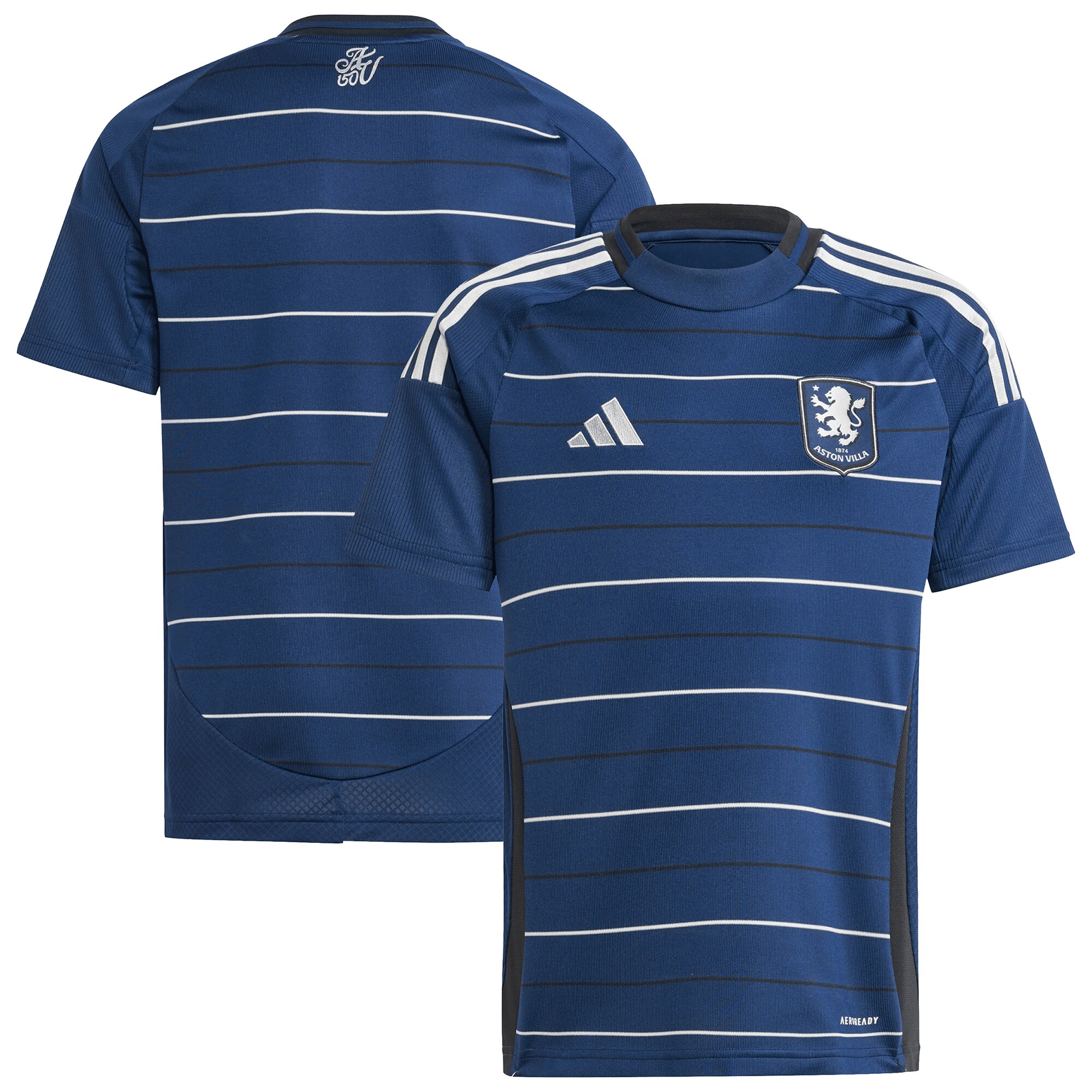 aston villa adidas third shirt 2024-25 – kids with custom printing Collection | Official Aston Villa Kits for Fans